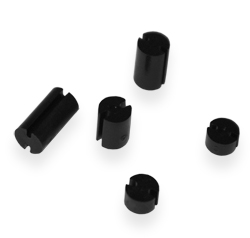 Черная пластиковая стойка для светодиода 3-pin 3-5мм высота 10мм