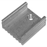 Aluminum radiator<gtran/> 15*7*17MM TO-220 aluminum heat sink U-shaped