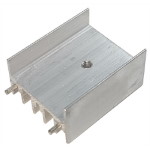 Aluminum radiator<gtran/> 30*24*16MM aluminum heat sink (with pin)