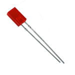 Светодиод 3х2 мм красный матовый LTL-403HR